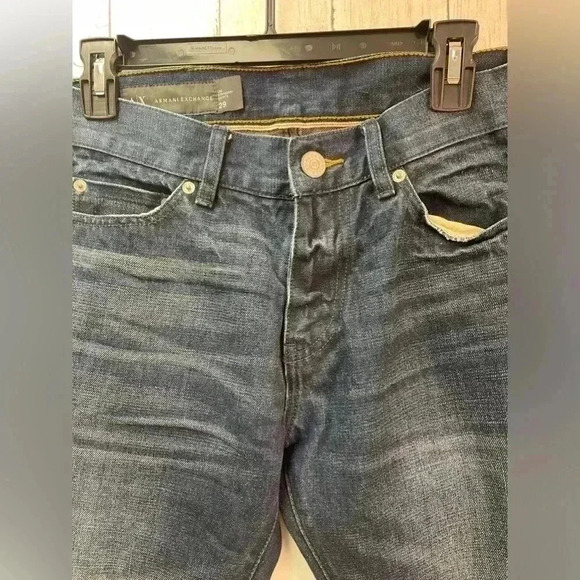 Armani Exchange Dark Wash Size 29 100% Cotton - Picture 2 of 13